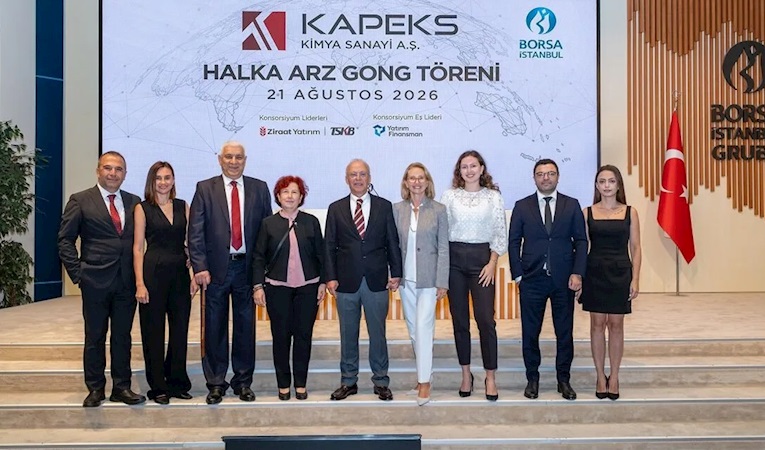 Borsa İstanbul'da gong Kapeks Kimya Sanayi AŞ için çaldı