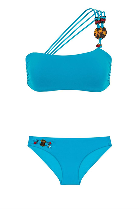 ASİMETRİK MAYO VE BİKİNİLERLE ETKİLEYİCİ BİR YAZ STİLİ / 6