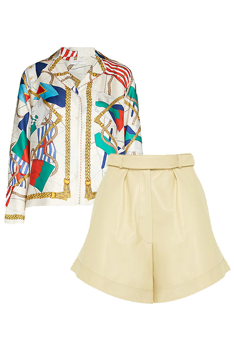 Yaz�n favori ikilisi: G�mlek ve �ort