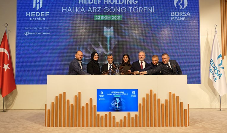 Borsa İstanbul'da gong Hedef Holding için çaldı