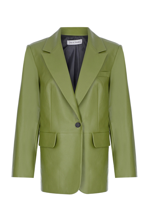 YENİ RETRO TREND ALARMI: DERİ BLAZER / 1