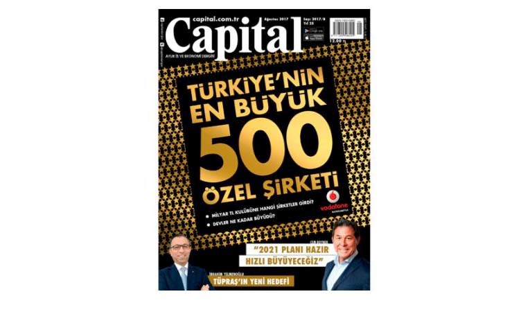 Capital 500: Türkiye’nin En Büyük 500 Özel Şirketi