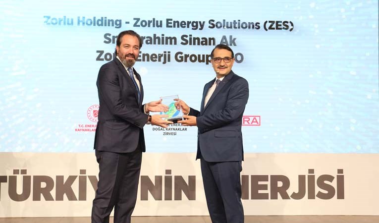 Zorlu Enerji'ye “Enerjimiz Geleceğimiz” ödülü