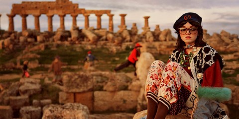 GUCCI PRE-FALL 2019 KAMPANYASI ARKEOLOJİK PARK SELINUNTE'DE ÇEKİLDİ