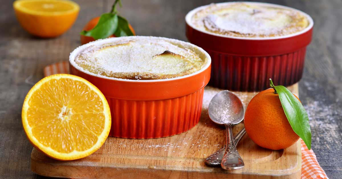 Portakallı sufle tarifi (6 kişilik)