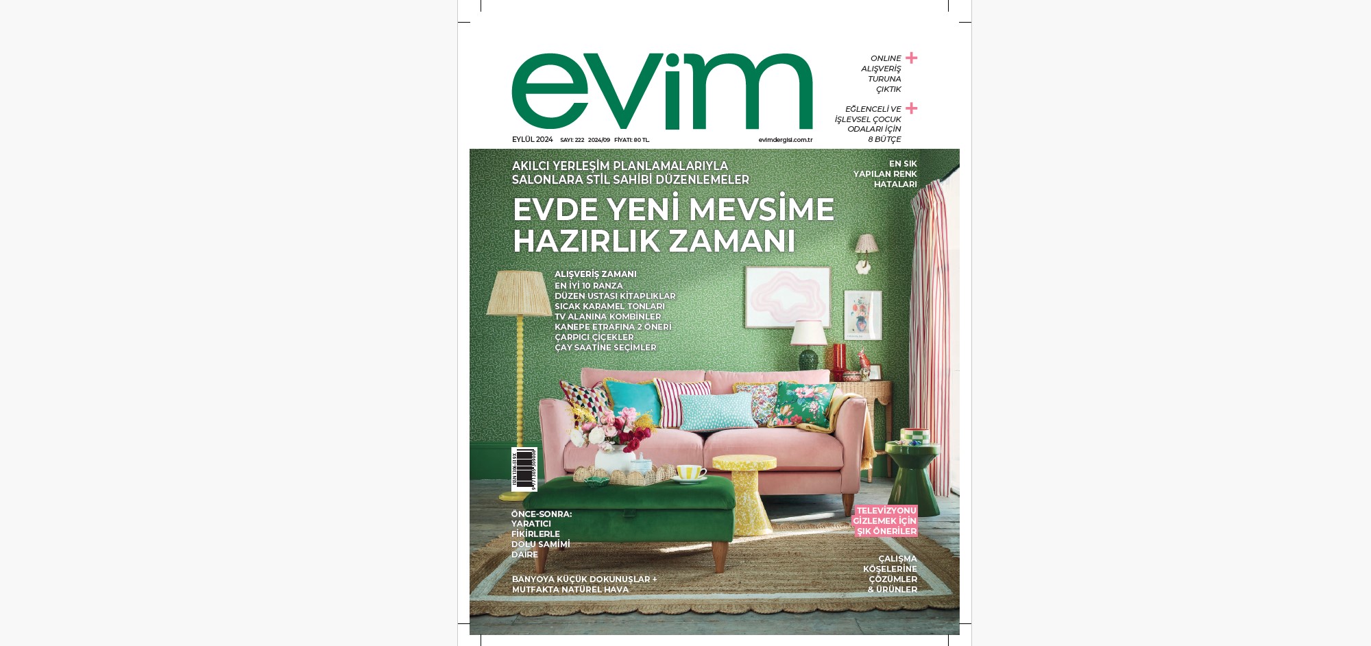 Evim Dergisi Eylül 2024