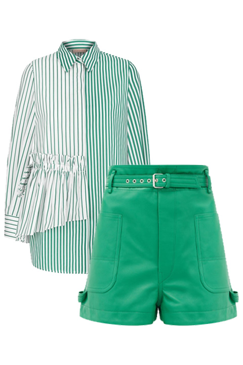 Yaz�n favori ikilisi: G�mlek ve �ort