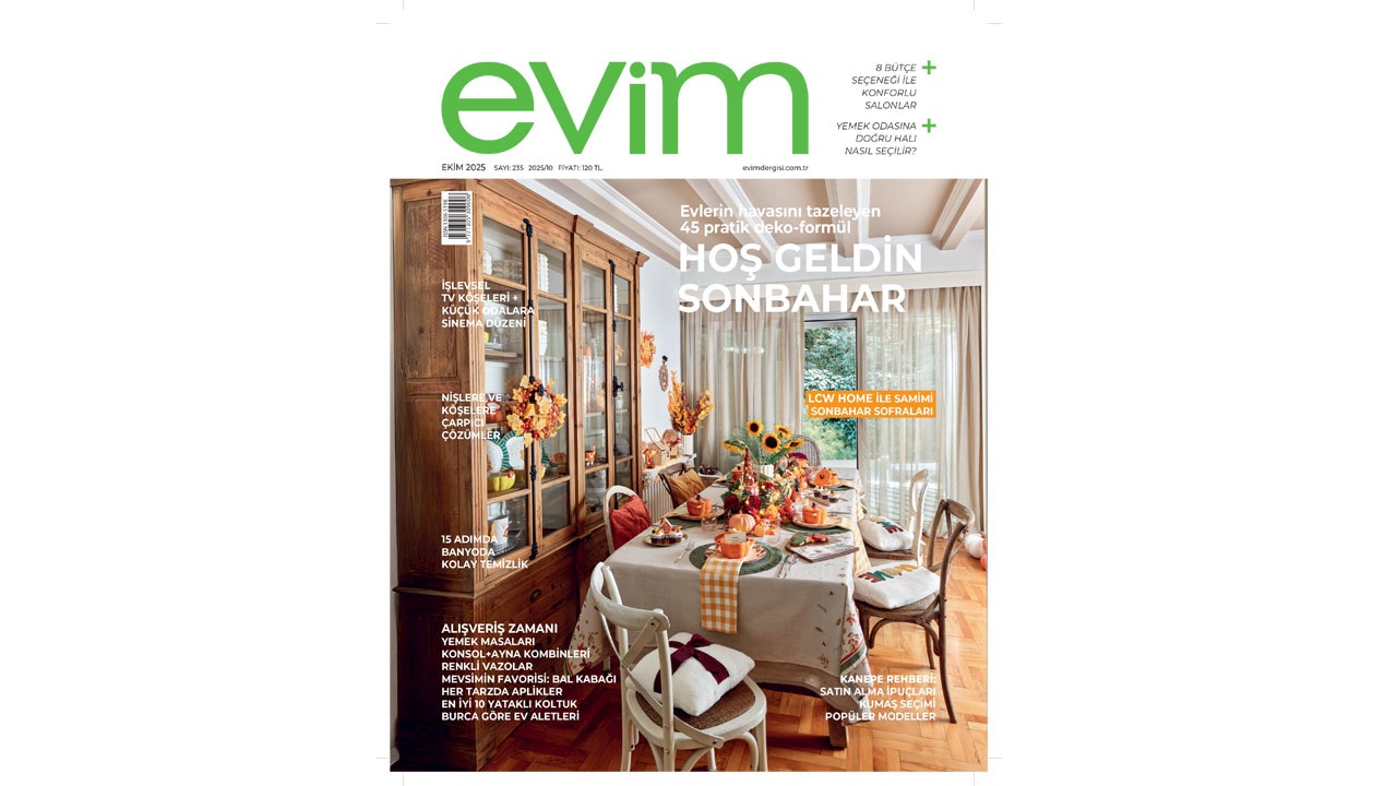 Evim Dergisi Ekim 2025 Haberi